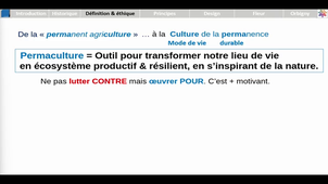 Conférence Permaculture en milieu urbain 2023
