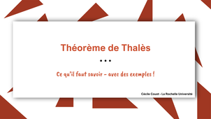 Théorème de Thalès