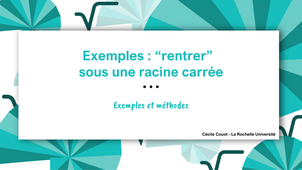 Exemples : 