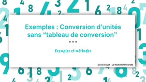 Exemple : conversion sans utiliser de tableau