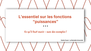 L'essentiel sur les fonctions 