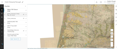 INTEGRER UN FLUX WMTS DANS UNE CARTE WEB ARCGIS ONLINE