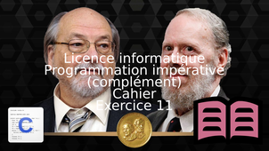 Programmation impérative (complément) - Cahier - Exercice 11