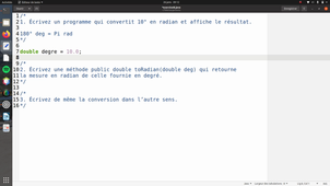 [JAVA] [TD-03] B. Opérations