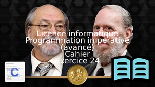 Programmation impérative (avancé) - Cahier - Exercice 24