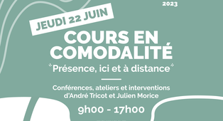 8e Journée de la Pédagogie Universitaire/Cours en comodalité - 2023