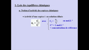 Chimie 2 : Fin du cours sur la réaction chimique. Début acide-base.mp4