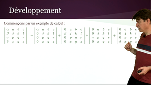 Cacul du déterminant