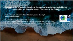 Estimating the effect of lithosphere rheological srructure on subsidence induced by sediment isostasy : The  case of the GBMD