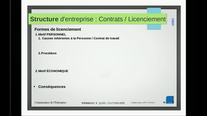 Connaissance d'Entreprise INTRODUCTION : Contrats ; Dissolution
