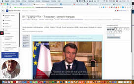 Utilisation de la fonction Test sur Moodle : partie 1/3 prévisualisation d'un exemple