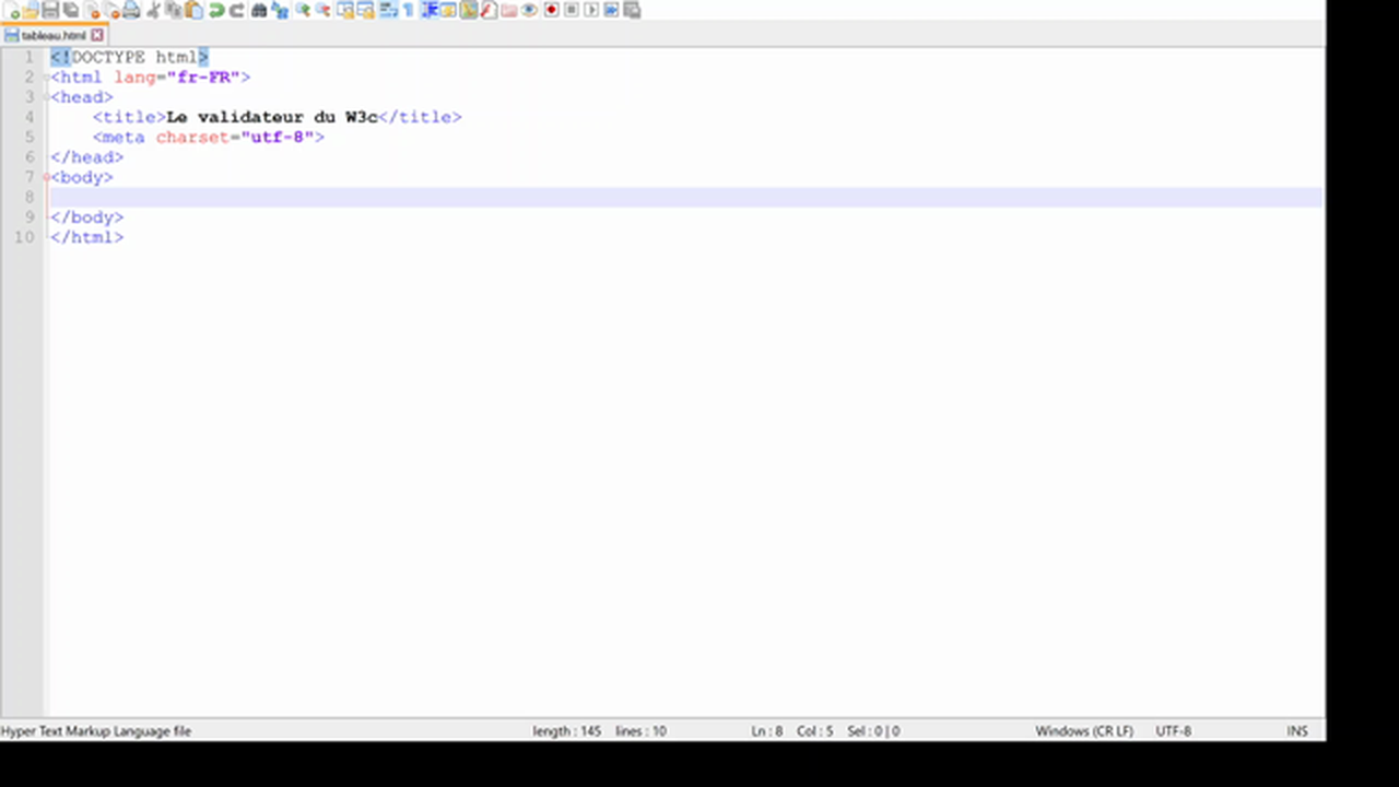 POD - Validator W3c En Html