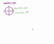 Cosinus donné = nombre d'angles possibles ?