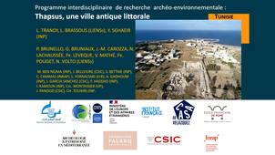 Projet d’étude paléo-environnemental interdisciplinaire Thapsus : À la redécouverte du port antique de  Thapsus.
