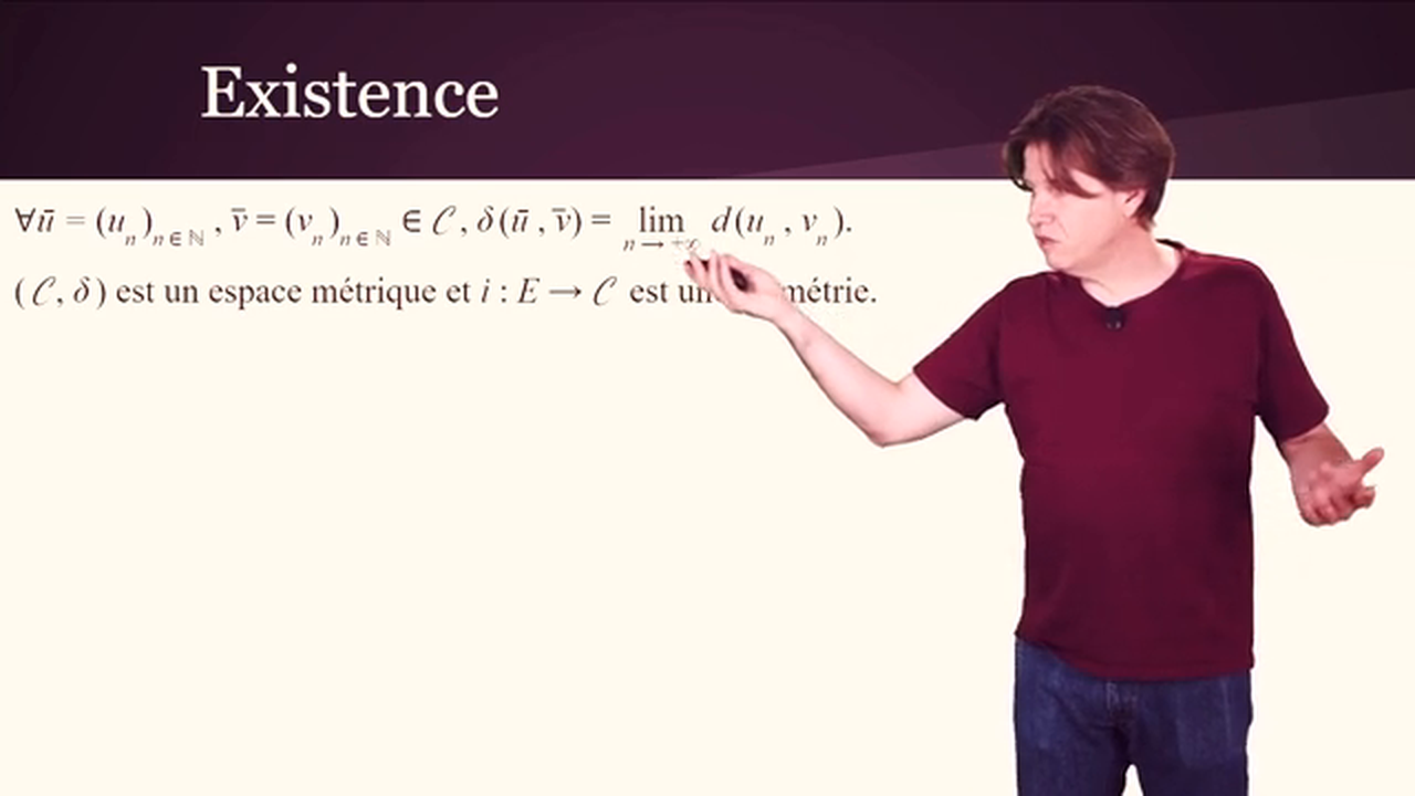 Math Adultes POD - Maths Adultes - Topologie 15 : Complétude Partie 3/3 : Théor…