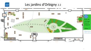 Permaculture en milieu urbain - Les Jardins d'Orbigny en 2 min.