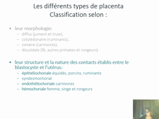Cours Physio de la reproduction V La gestation