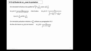 Resonance tension condensateur RLC serie