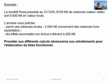 M4.1. BILAN FONCTIONNEL : RETRAITEMENTS