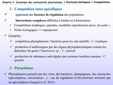 Cours d'Ecologie Planctonique - Cours N#6