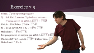 Topologie 7 : Adhérence, intérieur, frontière... Correction des exercices