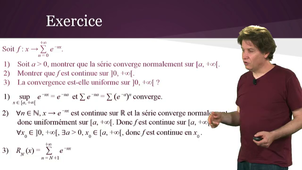 Séries de fonctions 3/3. Etude de la fonction somme
