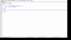 Validator W3C en HTML