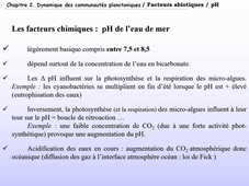 Cours d'Ecologie Planctonique - Cours N#5