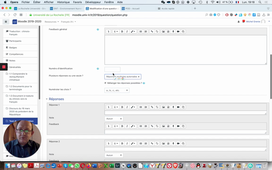 Créer un test avec Moodle