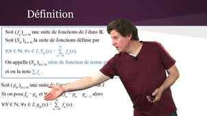 Séries de fonctions 1/3. Convergence simple et uniforme