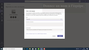 Créer et gérer une équipe sous Teams?