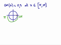 Cosinus donné = valeur des angles possibles ?