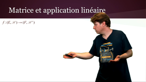 Applications linéaires et matrices