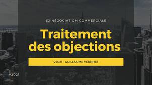 S2 Négo - Traitement des objections (révision), détection des signaux d'achat, objection pour l'honneur