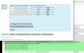 Moodle : Créer des questions GLISSER DEPOSER SUR TEXTE dans des quizz