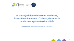 Agroécologie - Croiser les Regards - V. Martin
