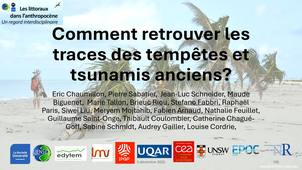 Comment retrouver les traces des tempêtes et tsunamis anciens?