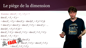 Somme directe généralisée