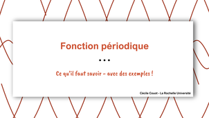 Fonction périodique