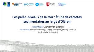 Identification du paléo-estuaire de la Charente au début de l’Holocène: un enregistrement  sédimentaire d’un plus bas niveau de la mer