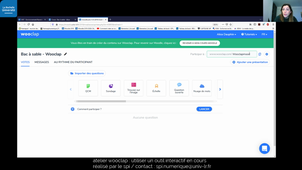 Atelier Wooclap : Outil interactif dans vos cours et activité autoévaluative ludique sur Moodle