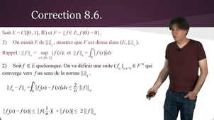 Topologie 8 : Correction des exercices