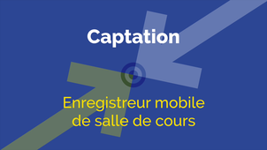 MATERIEL : Enregistreur mobile de salle de cours