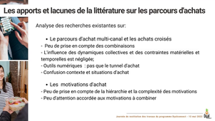 Les parcours d'achats de produits alimentaires locaux